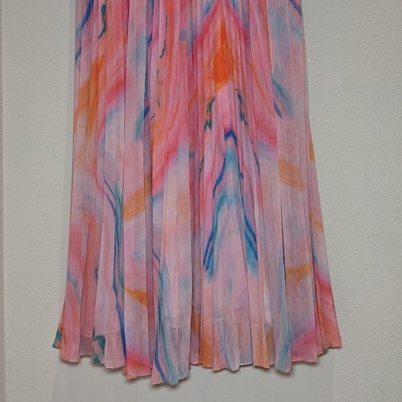 NWT Rococo Sand Davina Marble Pleated Skirt - Picture 4 of 11